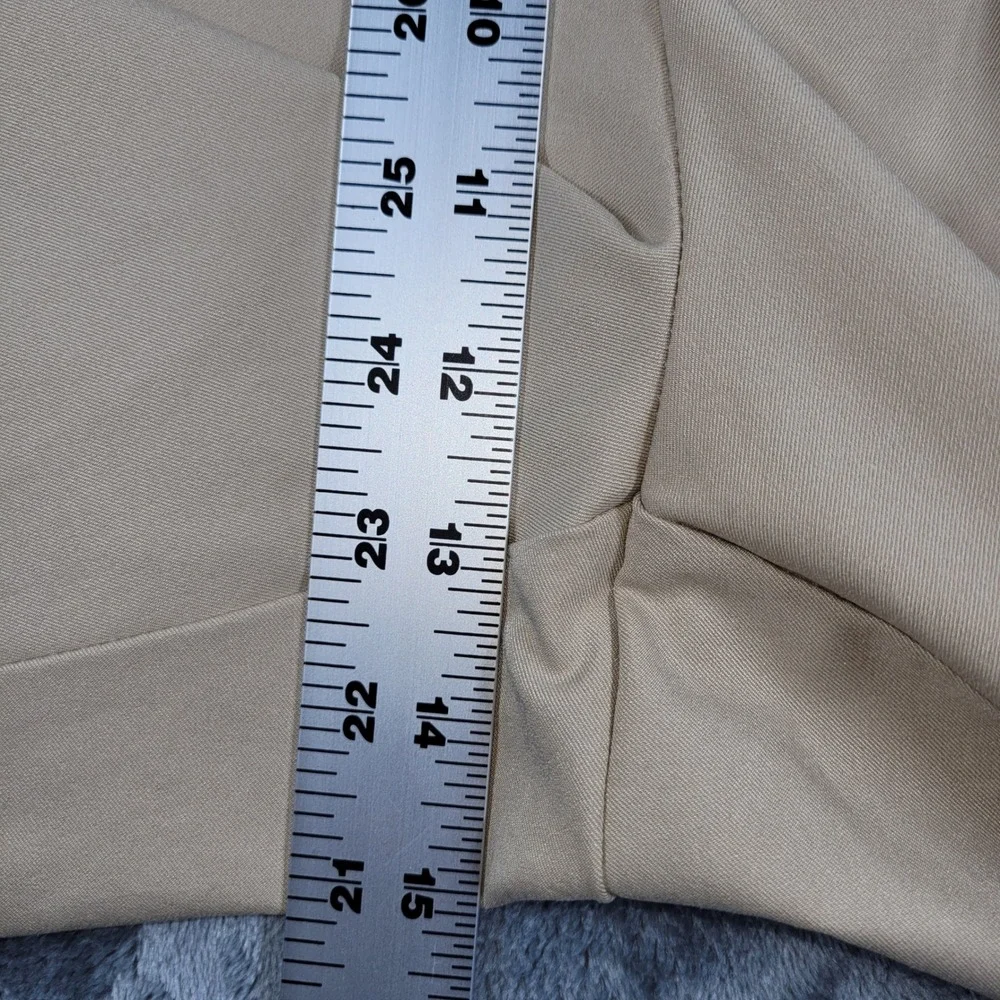 Dunning Mens Golf Shorts Tan Khaki Performance Flat Front Size 40